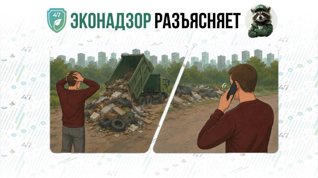 Эконадзор подготовил памятку о действиях при обнаружении незаконных свалок