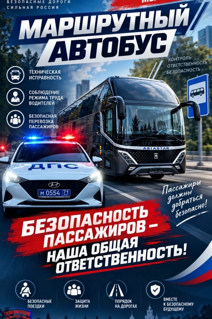 Сотрудники Госавтоинспекции проверяют автобусы в Кингисеппском районе