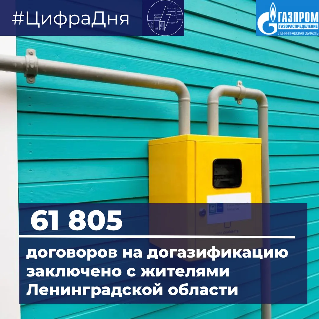 Программа социальной газификации обеспечила газом еще 360 домов в Ленобласти