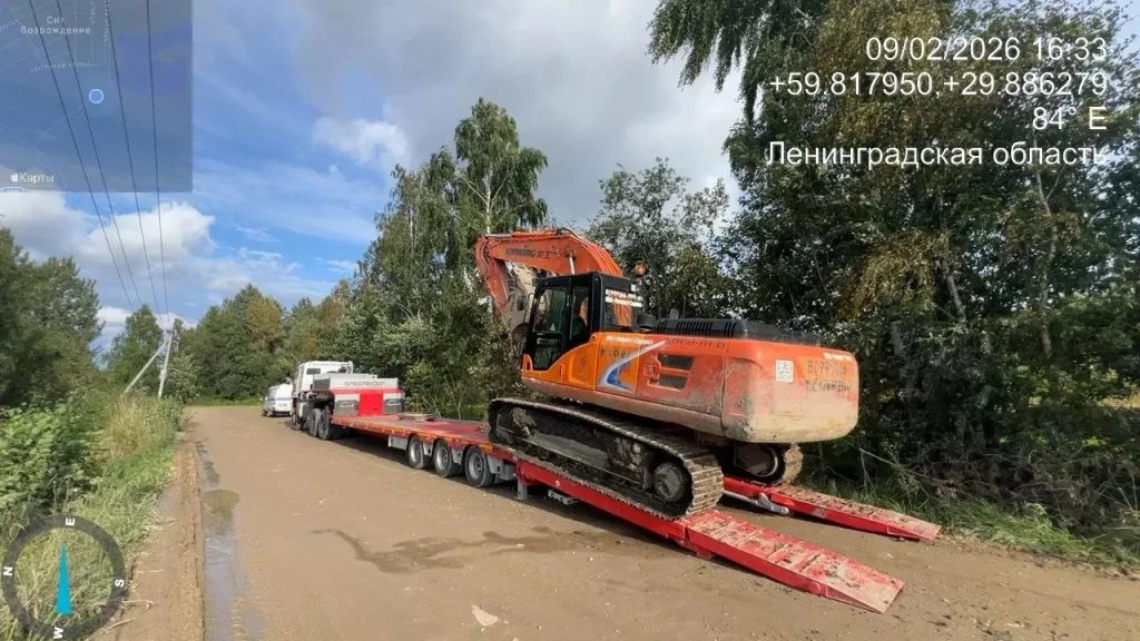 Эконадзор изъял экскаватор у нарушителей в СНТ Ласточка-1