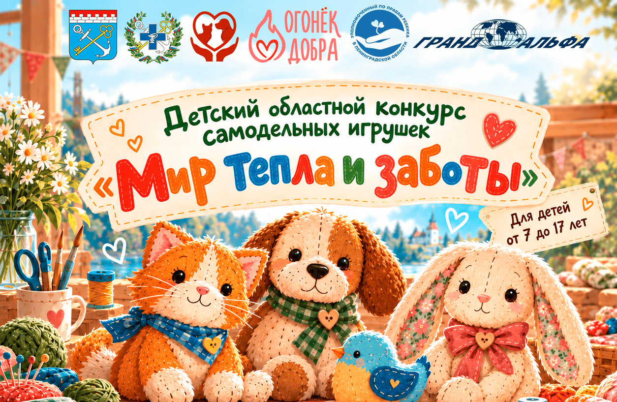 Управление ветеринарии Ленинградской области запустило конкурс самодельных игрушек