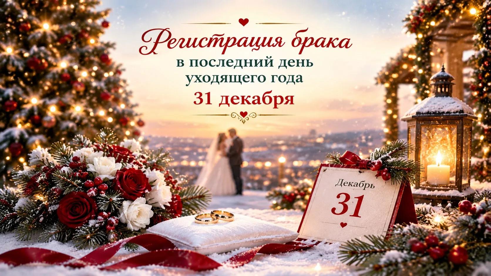 13 ЗАГСов Ленинградской области проведут регистрацию брака 31 декабря