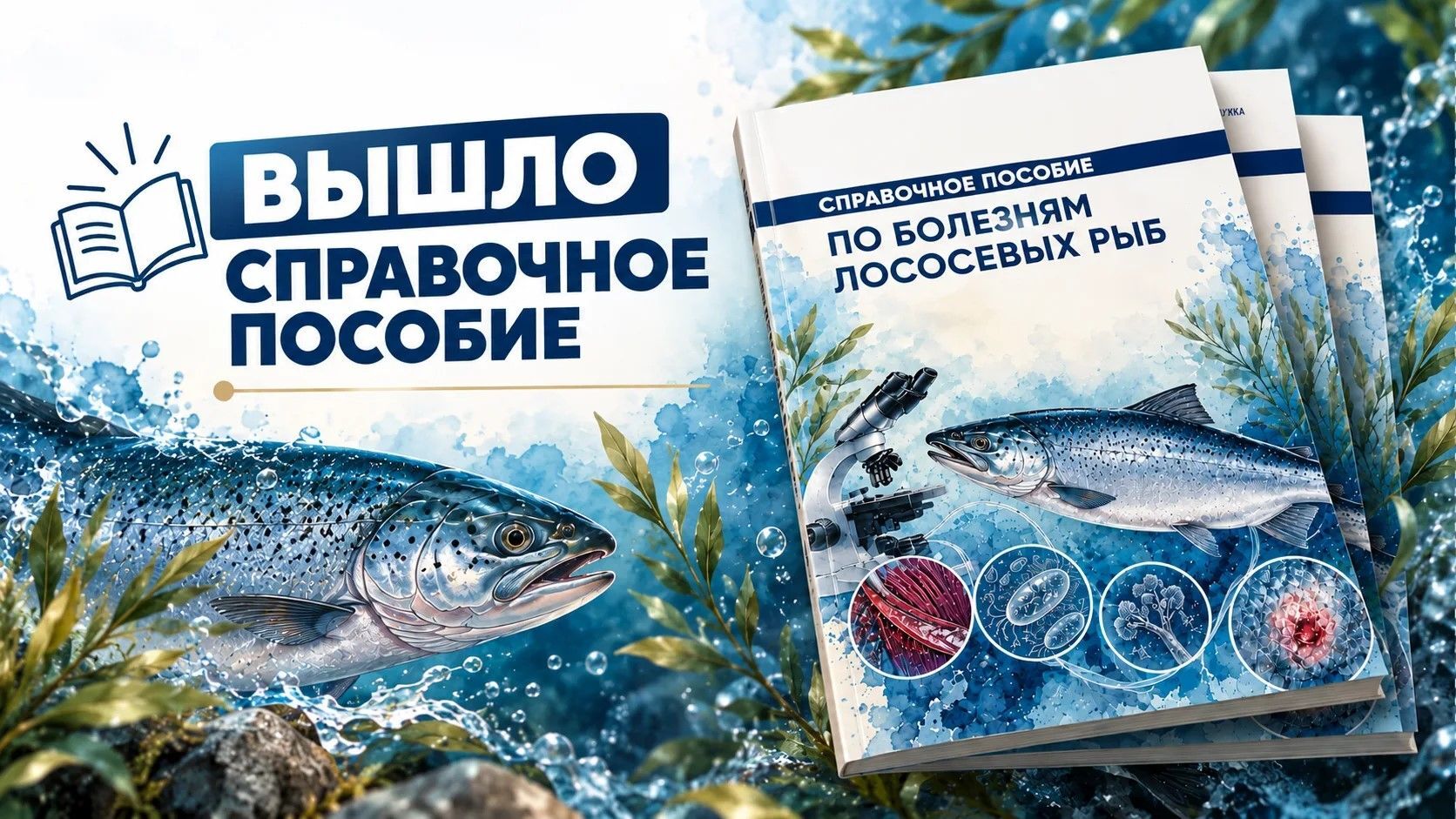 Управление ветеринарии Ленобласти выпустило пособие по болезням лососёвых рыб
